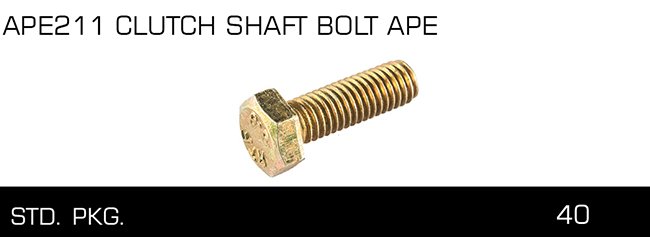 APE211 CLUTCH SHAFf BOLT APE